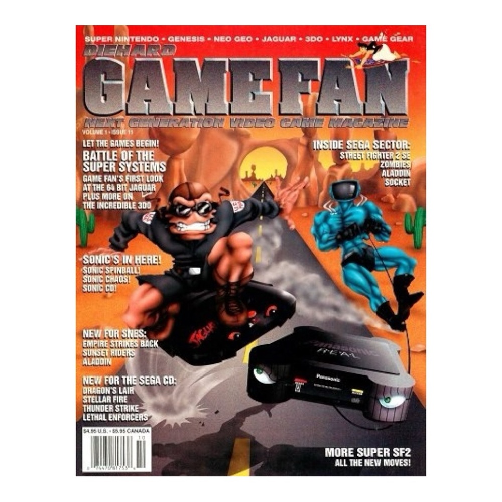 VINTAGE DIEHARD GAMEFAN MAGAZINE VOLUME 1 ISSUE 11 OCTOBER 1993